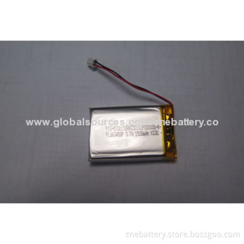 1,500mAh Lithium Polymer Battery with 3.7V Rated Voltage, Used for LED Light and Solar Lamp, PSPNew